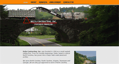 Desktop Screenshot of deltacontractinginc.com