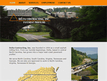 Tablet Screenshot of deltacontractinginc.com